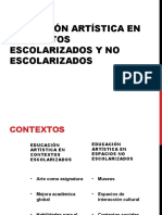 Ed Art en Contextos Esc y No Esc