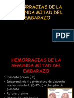 HEMORRAGIA DE LA 2DA MITAD DEL EMBARAZO