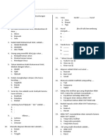 Soal Ibnu Usaid UJIAN TENGAH SEMESTER PAI