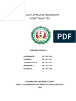 Makalah Konstruksi Tes. KLP 8