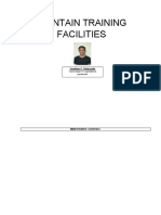 Maintain Training Facilities: Jonathan G. Valenzuela