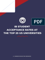 FL 10 2018 Ib Student Acceptance Rates at Top Us Universities
