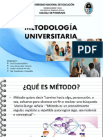 Metodología Universitaria Exposicion