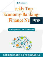 Weekly Top Economy-Banking-Finance News: For Rbi Grade B & Sebi Grade A
