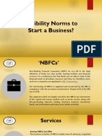Eligibility Norms To Start A NBFC Business