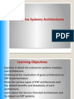 Enterprise Systems Architectures