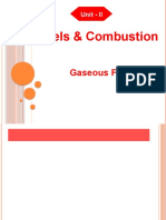 Fuels & Combustion: Gaseous Fuel