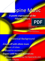 Philippine Music: A poetic expression of Filipino culture