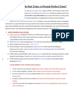 KE - 3 RESUME Simple Past Tense Vs Present Perfect Tense