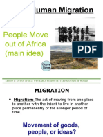 Early Humans Migration