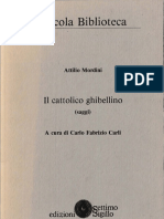 Il cattolico ghibellino - Attilio Mordini, 1989
