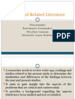 Review of Related Literature