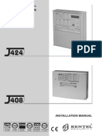 Manual de Instalare Centrala de Incendiu Cu 4 Zone Bentel J-408-4m