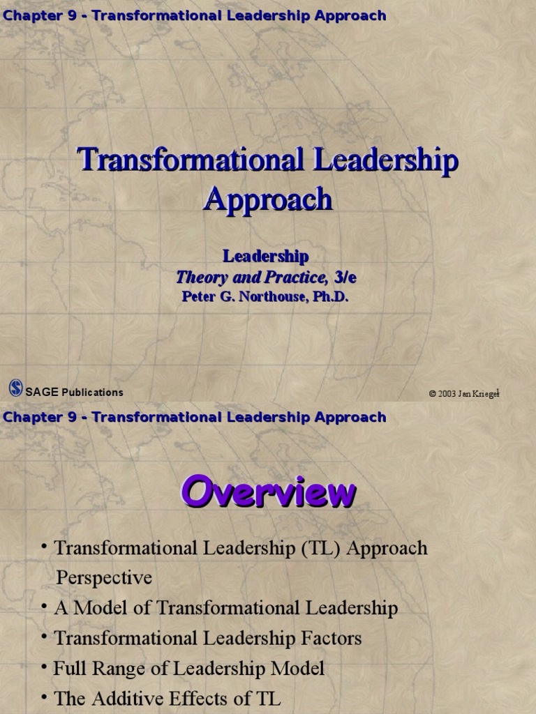 19 & 20. Transformational Leadership - 2 | PDF