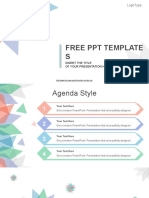 Abstract Leaves PowerPoint Template