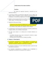 Un modelo dinámico del sistema semiótico: Análisis de aspectos sincrónico-diacrónico, sistémico-extrasistémico y núcleo-periferia