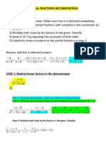 Partial Fraction - Examples - BBL