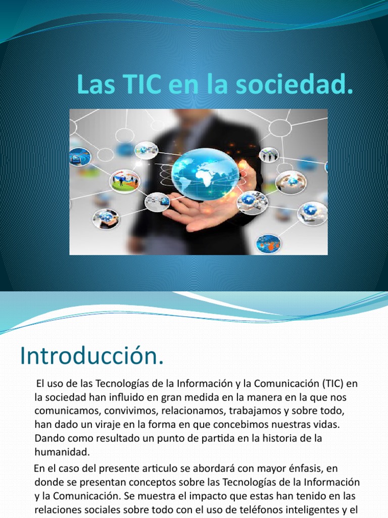 Impacto de las TIC en la Sociedad | PDF | Tecnología de información y ...