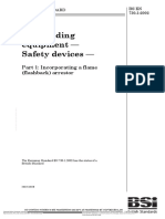 Gas Welding Equipment - Safety Devices - Part 1: Incorporating A Flame (Flashback) Arrestor (2002)