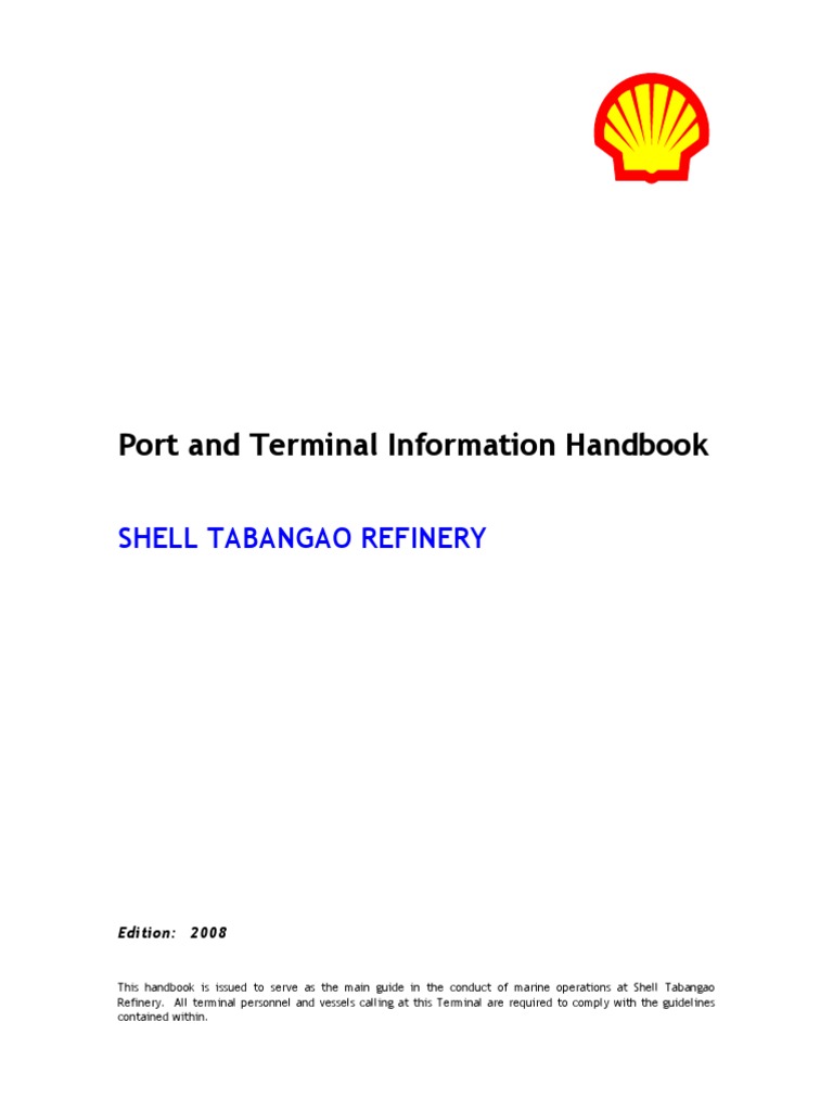 Shell Tabangao Terminal Operations Guide | PDF | Oil Tanker | Ships