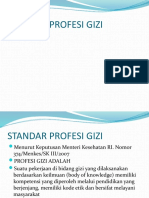 Standar Profesi Gizi