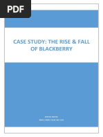 Case Study: The Rise & Fall of Blackberry: Harsha Mishra 80401170008 PGDM 2ND YEAR