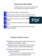 6. Political Economy of Mass Media