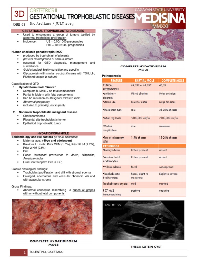 Gestational Trophoblastic Neoplasia ICD-10 | PDF | Human Chorionic ...
