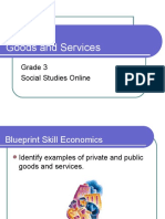 Goods and Services: Grade 3 Social Studies Online