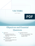 Vectors and Trigonometry in Physics