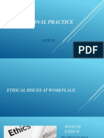 PROFESSIONAL PRACTICE PPT 19SW33