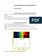 TP Presence de Chlorophylle B Par Spectrophotometrie - 2