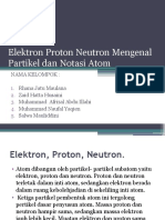 Elektron Proton Neutron Mengenal Partikel Dan Notasi Atom