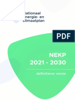 Nationaal Energie - en Klimaatplan 2021-2030 (2020)
