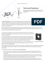 Current Transformer Basics and the Current Transformer