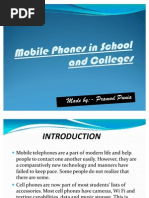 Mobile Phones in School and Colleges