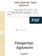 Pengertian Agronomi