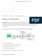 Efficiency of DC Generator - Maximum Efficiency - Circuit Globe