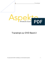 Aspekte2 DVD Transkript