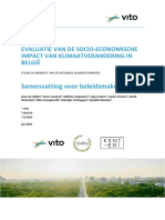 Evaluatie Van de Socio-Economische Impact Van Klimaatverandering in België (2020)