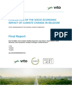 Evaluation of The Socio-Economic Impact of Climate Change in Belgium (2020)