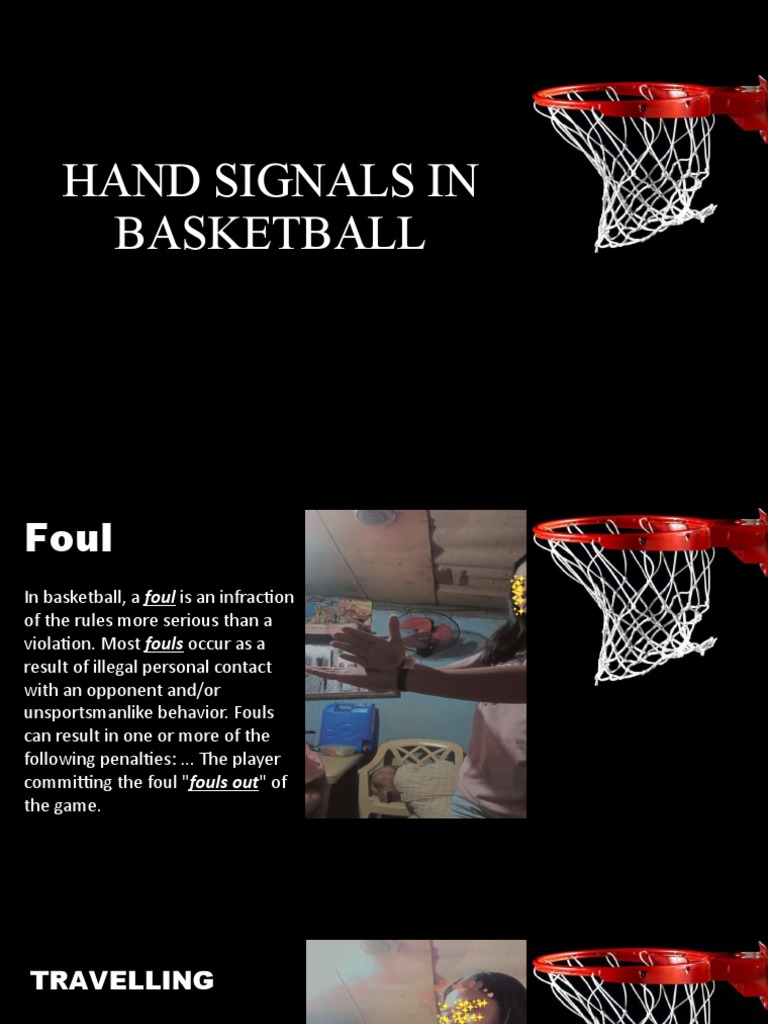 Basketball Hand Signals Explained | PDF | Sports & Recreation