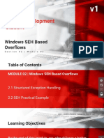 220 - Windows SEH Based Overflows