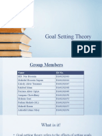 Goal Setting Theory On Students