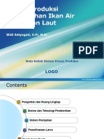 Proses Produksi Pembenihan Ikan Air Payau