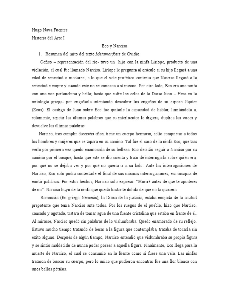 Eco Y Narciso Pdf