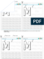Cuadernillo de Sílabas Letra M