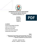 Elaboración de Documentos Semiconvencionales Como Son y Redaccion y Preparacion de Escritos Tecnicos