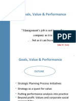 Goals, Value & Performance: Strategic Planning for Success