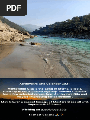 Ashtavakra Gita Calendar 2021